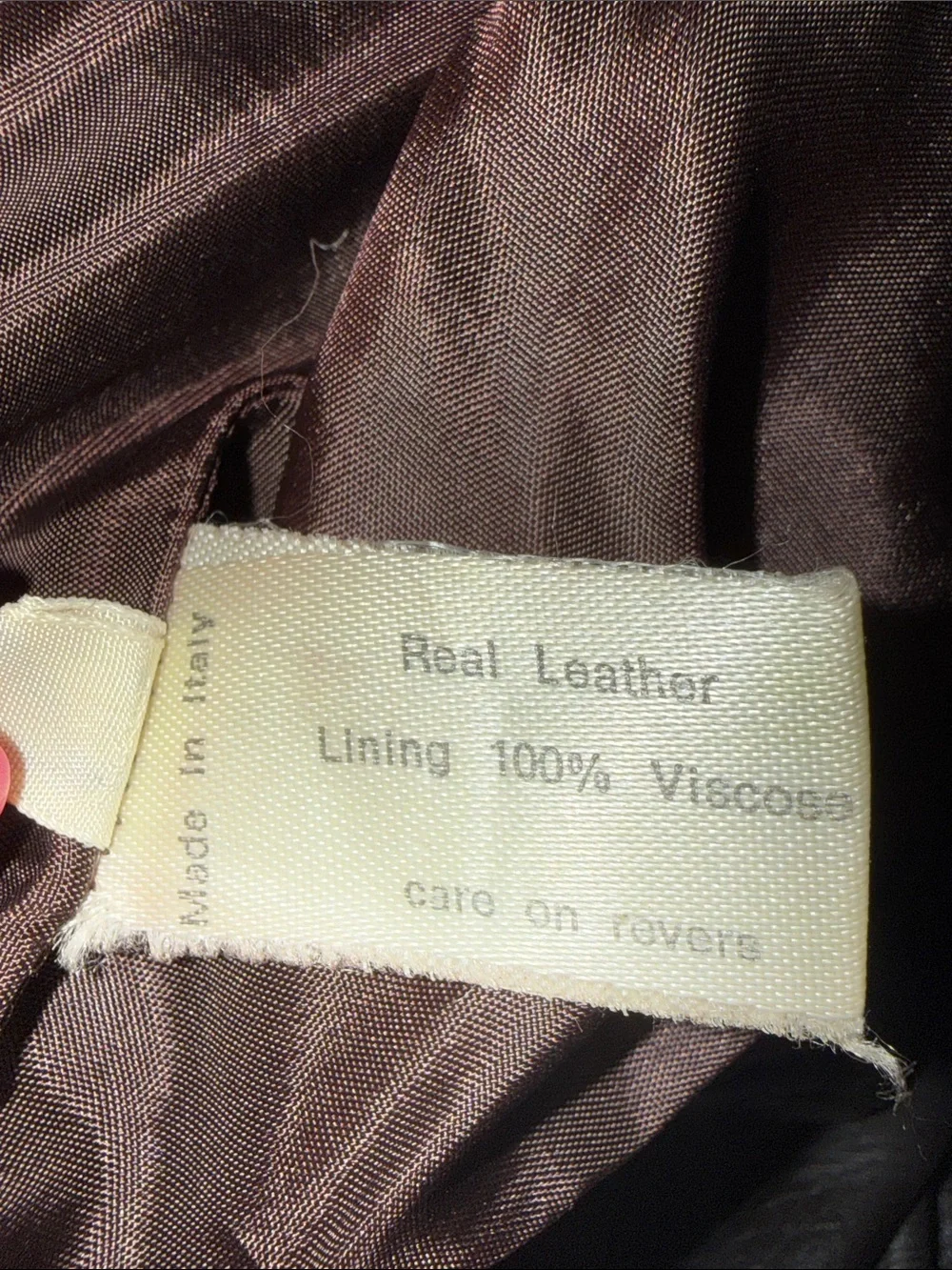 Vintage Valentino Espresso Brown Leather Pants